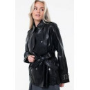 MARIKA PU SHORT TREN JET BLACK A996