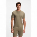 WAFFLE T-SHIRT 10269584 01 OPEN BROWN