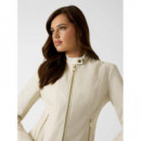 CLAUDINE BIKER LIGHT OAK