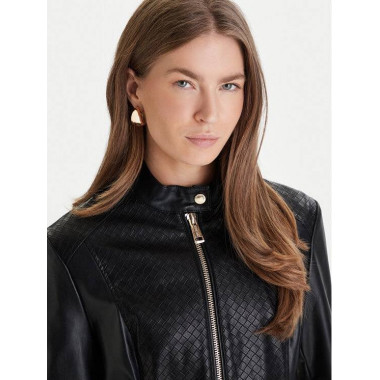 CLAUDINE BIKER JET BLACK A996