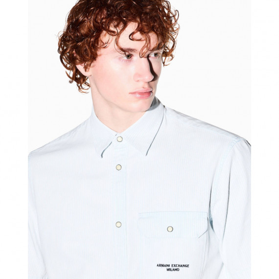 SHIRT BLUE/WHITE STRIPES  AF22638