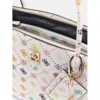Patsie Tote Multi Logo  GUESS