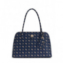 PATSIE TOTE NAVY LOGO