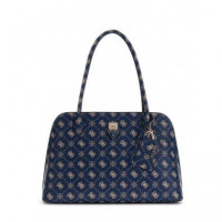 PATSIE TOTE NAVY LOGO
