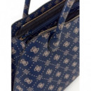 PATSIE TOTE NAVY LOGO