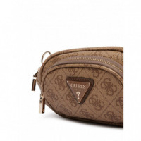 Latona Belt Bag Latte Logo  GUESS