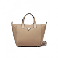 FOLLIE SMALL TOTE TAUPE