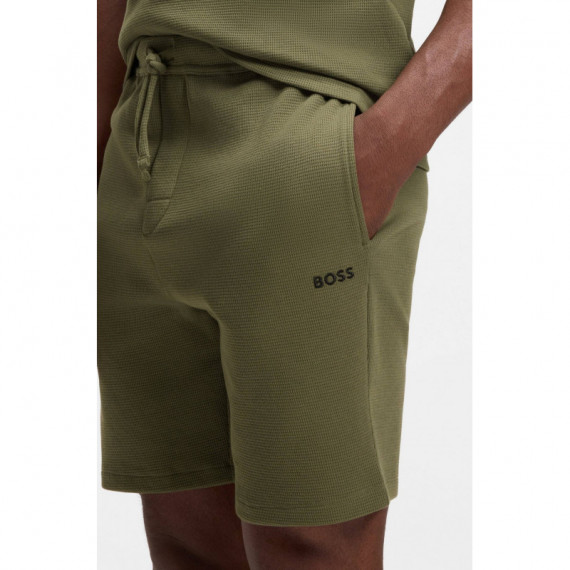 WAFFLE SHORTS 10269584 01 OPEN GREEN