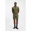 WAFFLE SHORTS 10269584 01 OPEN GREEN