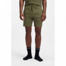 WAFFLE SHORTS 10269584 01 OPEN GREEN