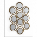 ESPEJO METAL 7219 COLOR ORO ENVEJECIDO