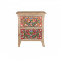 MESA DE NOCHE 6882 PINTADA A MANO