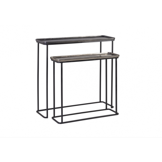 SET 2 CONSOLAS REF. 765075 METAL BRONCE ENVEJECIDO