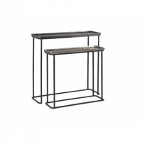 SET 2 CONSOLAS REF. 765075 METAL BRONCE ENVEJECIDO