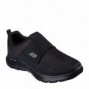 SKECHERS Zapatillas Flex Adventage Negras 894159-BBK