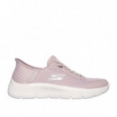 SKECHERS Zapatillas Go Walk Flex Rosas 124836-MVE