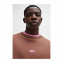 HUGO Jersey Marrón 50510732-215