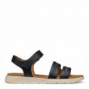 GEOX Sandalias Dandra Negras D55NNE 0BCEW-C9999