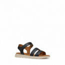 GEOX Sandalias Dandra Negras D55NNE 0BCEW-C9999