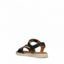 GEOX Sandalias Dandra Negras D55NNE 0BCEW-C9999