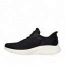 SKECHERS Zapatillas Bobs Squad Chaos Negras 117504-BLK