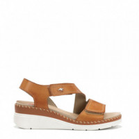 FLUCHOS Cuña Leza Marrón F2137-HABANA Dore