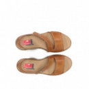 FLUCHOS Cuña Leza Marrón F2137-HABANA Dore