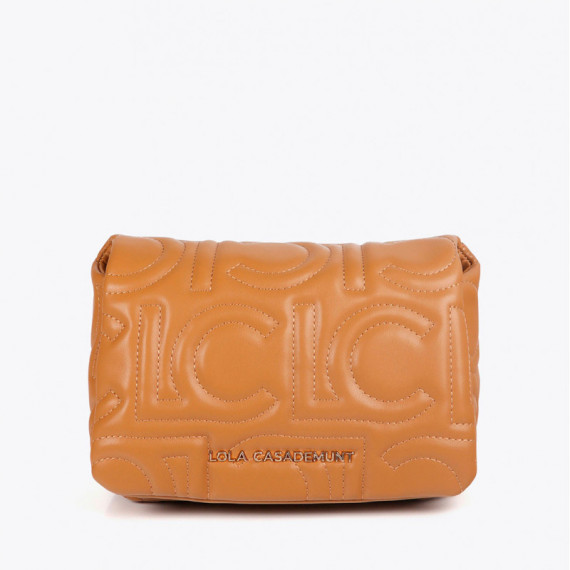 Lola Casademunt Bandolera acolchada logotipada LF2504026-52
