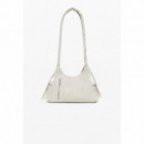 Desigual Bolso logo 3D asa fruncida mediano 25WAXPB0-6006