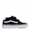 VANS Zapatillas Brooklyn Mid 000E9FBZW1-BLACK-WHITE