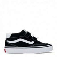 VANS Zapatillas Brooklyn Mid 000E9FBZW1-BLACK-WHITE