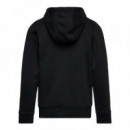 Sudadera de cremallera para niños con capucha y etiqueta con logo