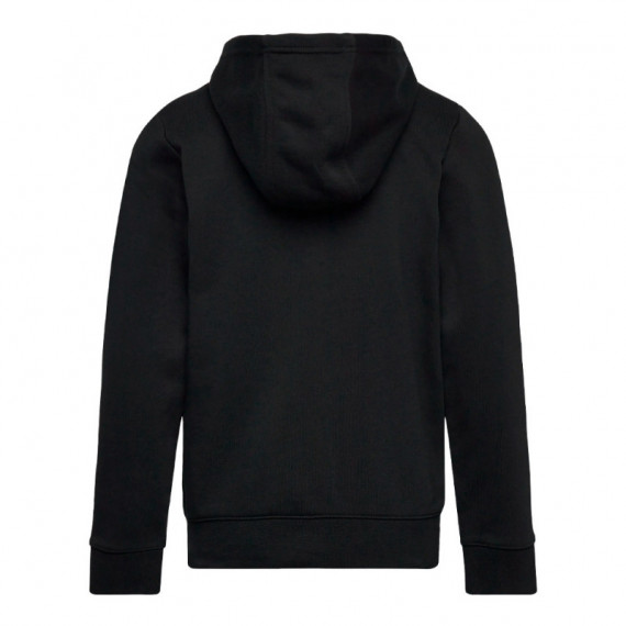 Sudadera de cremallera para niños con capucha y etiqueta con logo