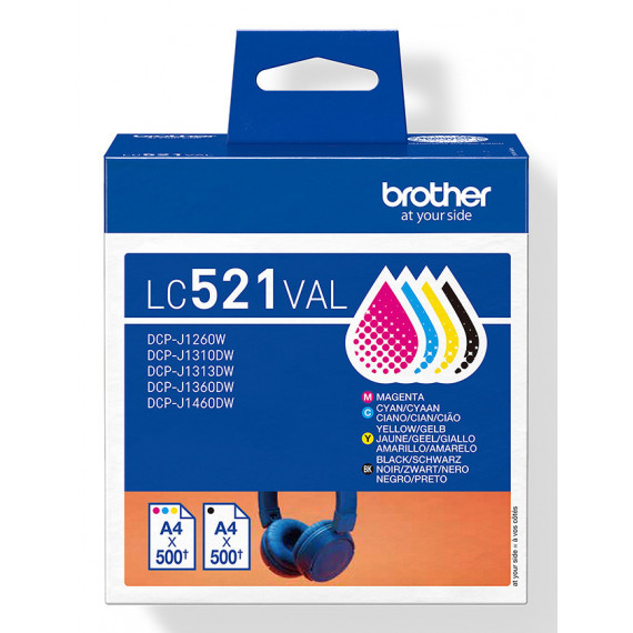 PACK TINTA BROTHER 4 COLORES