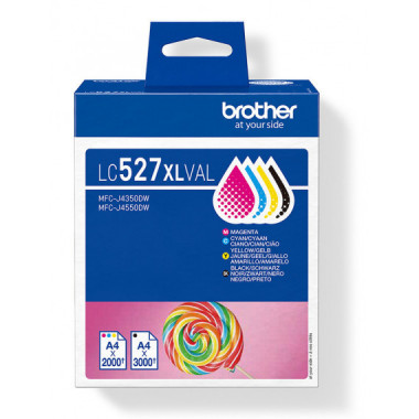 PACK TINTA BROTHER 4 COLORES ALTA CAPACIDAD