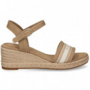 CARMELITA CINTA TEXTIL BEIGE