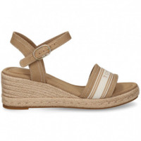 Carmelita Cinta Textil Beige  TOMMY HILFIGER