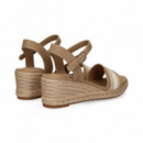 CARMELITA CINTA TEXTIL BEIGE