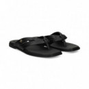 FLIP FLOP PIEL NEGRO