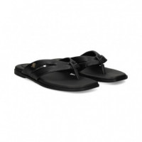 Flip Flop Piel Negro  TOMMY HILFIGER