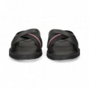 Pala Cruzada Cita+piel Negro  TOMMY HILFIGER