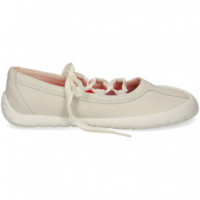 Bailarina con Cintas Piel Hielo  CAMPER