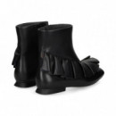 Botin Volante Piel Negro  CAMPER