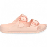 Pala 2 Hebillas Flor Eva Rosa  BIRKENSTOCK