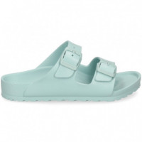 Pala 2 Hebillas Eva Verde Agua  BIRKENSTOCK