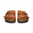 PALA 2 HEBILLAS ANTE NARANJA