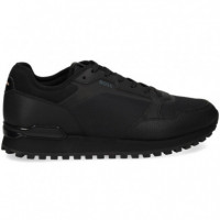 Deportivo Piel+malla Negro  HUGO BOSS
