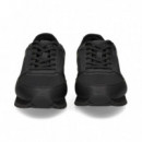 DEPORTIVO PIEL+MALLA NEGRO