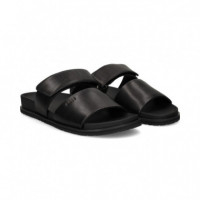 Pala 2 Tiras+velcro Piel Negro  HUGO BOSS