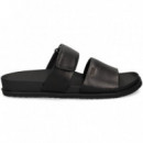 Pala 2 Tiras+velcro Piel Negro  HUGO BOSS